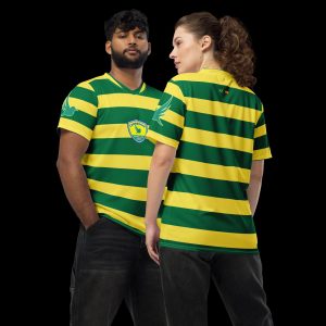 Camiseta canarinha fc de entreno rayada unisex